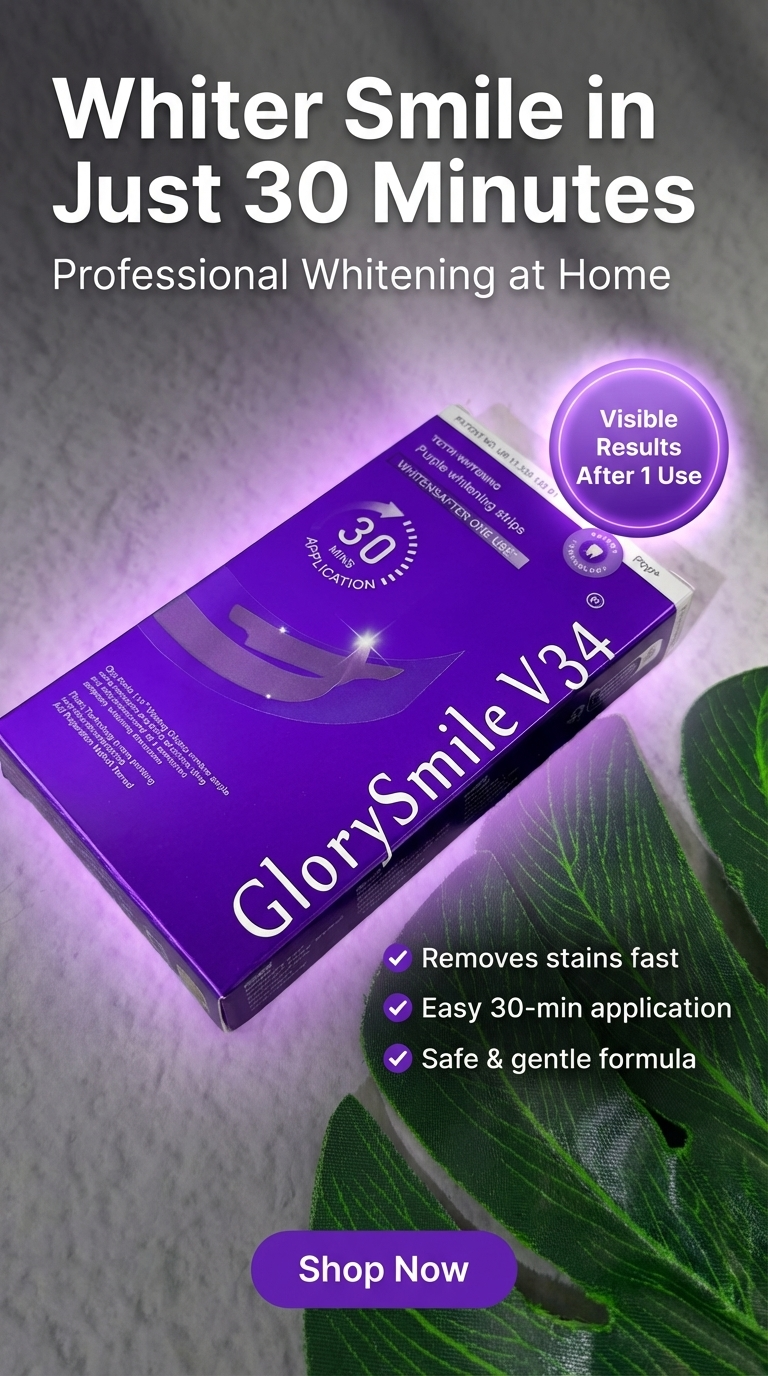 Purple Teeth Whitening Strips